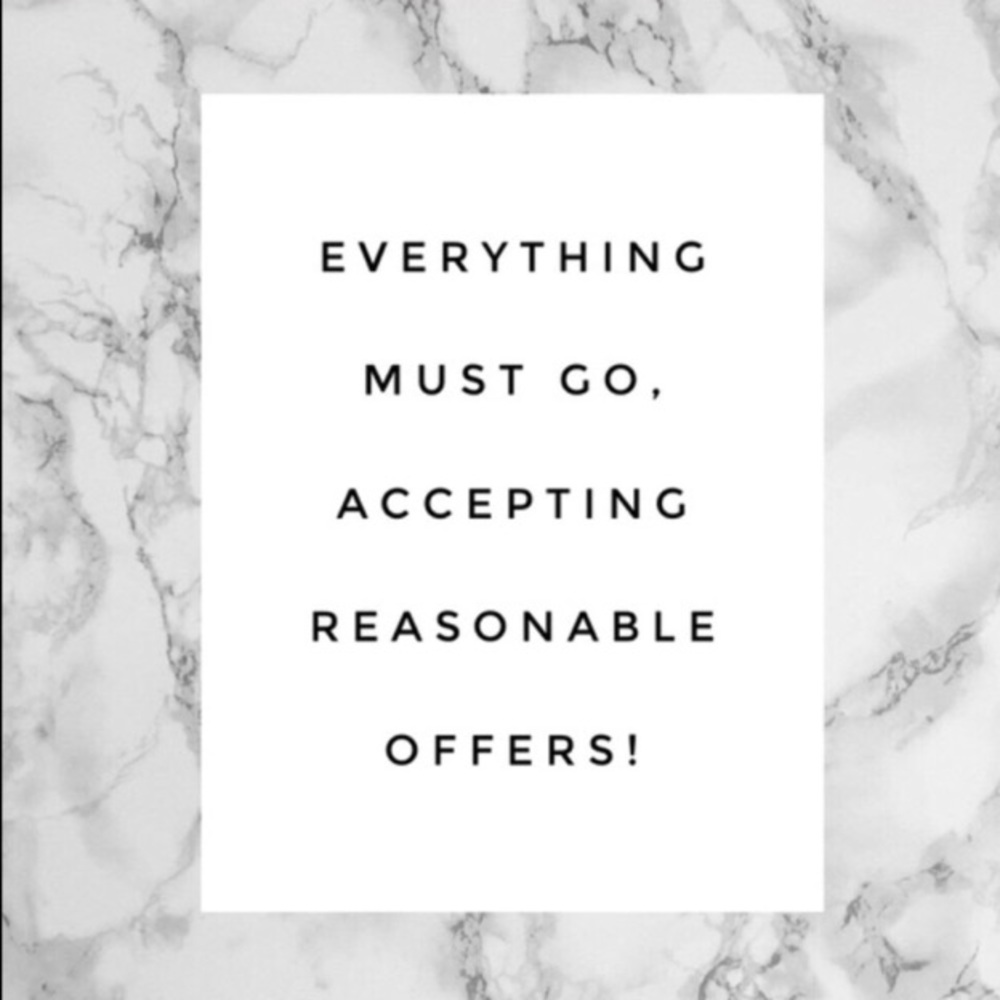 Accepting reasonable offers!!!